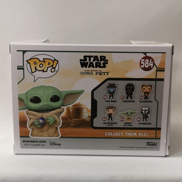 Brand New in Box Funko Pop Star Wars Grogu w/ Armor Collectible Figurine *glows* - Picture 5 of 5